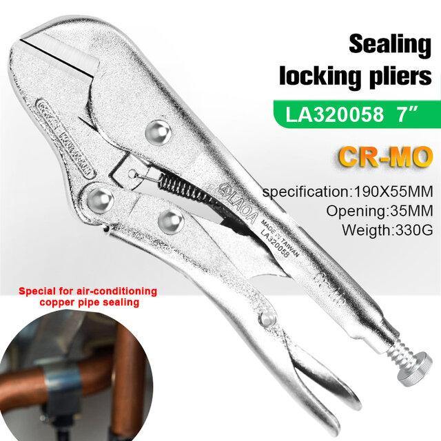 LAOA Power Locking Pliers Set Welding/Straight/ Needle Nose/ Flat Nose/ Sealing/ Oil Filter Locking Pliers - MRSLM