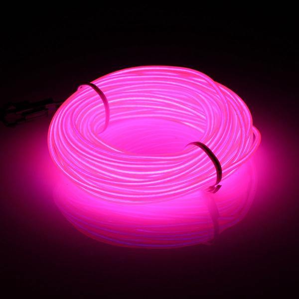 10M EL LED Flexible Soft Tube Wire Neon Glow Car Rope Strip Light Xmas Decor DC12V - MRSLM