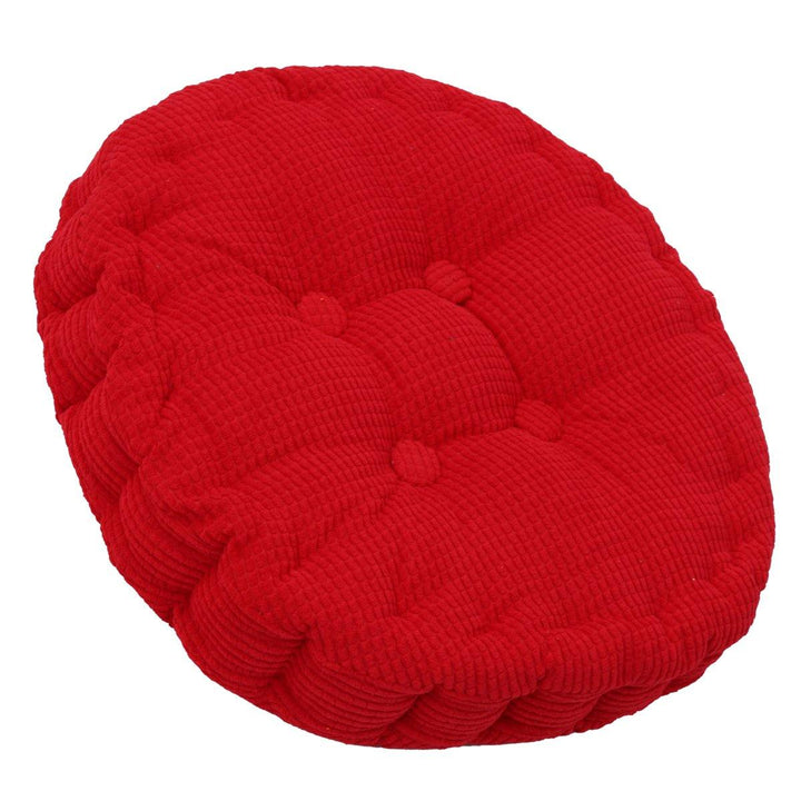 Round Corduroy Chair Pad Cushion Cover Thicker Patio Car Office Seat Sofa Tatami Mat - MRSLM