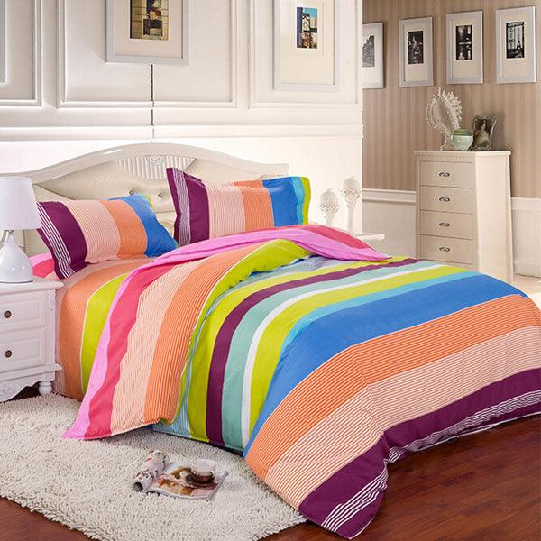 3 Or 4pcs Cotton Blend Mix Patterns Paint Printing Bedding Sets Twin Full Queen Size - MRSLM