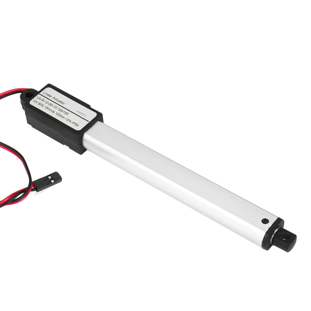 IP54 Linear Actuator 12V DC 100mm Stroke Electric Window Door Opener Linear Motor 30/15/9.5mm/s Speed - MRSLM