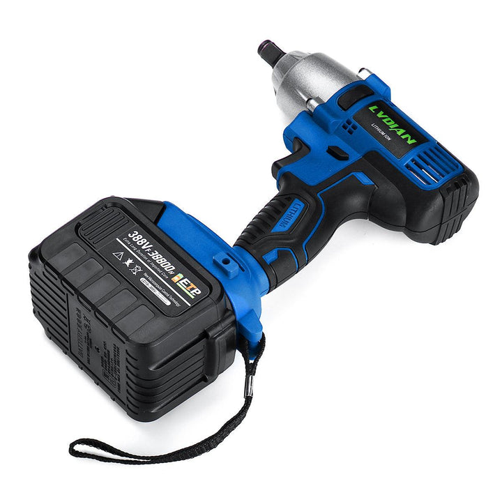 388VF 38800mAh 1/2 inch Cordless Electric Impact Brushless Wrench Driver Hand Drill with Li-ion Battery - MRSLM