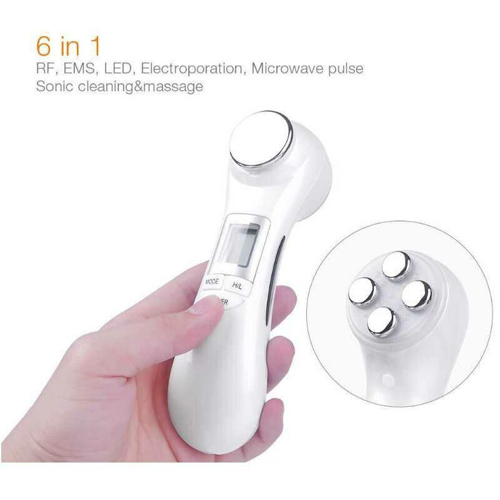 LED RF Photon Therapy Wrinkle Remover Face Lifting Machine Ultrasonic Massage Skin Rejuvenation Facial Beauty Equipment - MRSLM