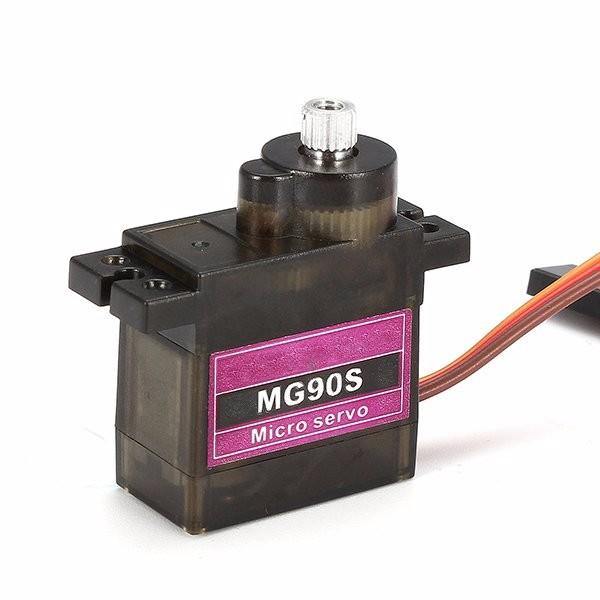 MG90S Metal Gear RC Micro Servo 13.4g for ZOHD Volantex Airplane RC Helicopter Car Boat Model - MRSLM