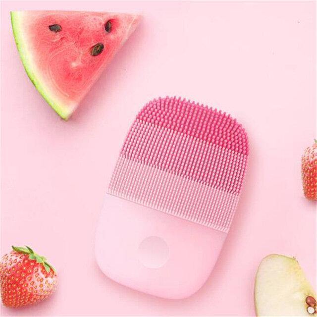 inFace Electric Deep Facial Cleaning Massage Brush Sonic Face Washing IPX7 Waterproof Silicone Face Cleanser - MRSLM