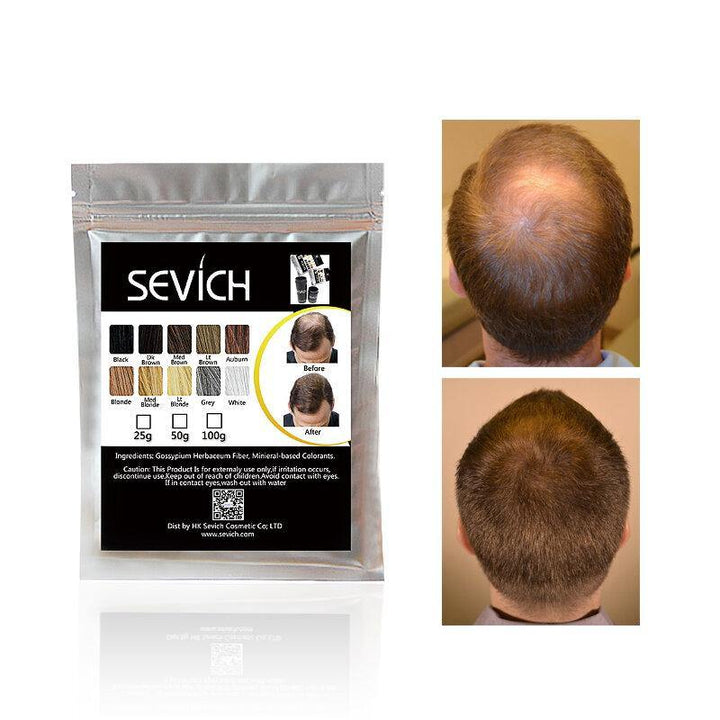 Sevich 50g Hair Building Fibers Hair Loss Concealer Product Hair Extention Keratin Fiber Powder Hair Care Growth - MRSLM