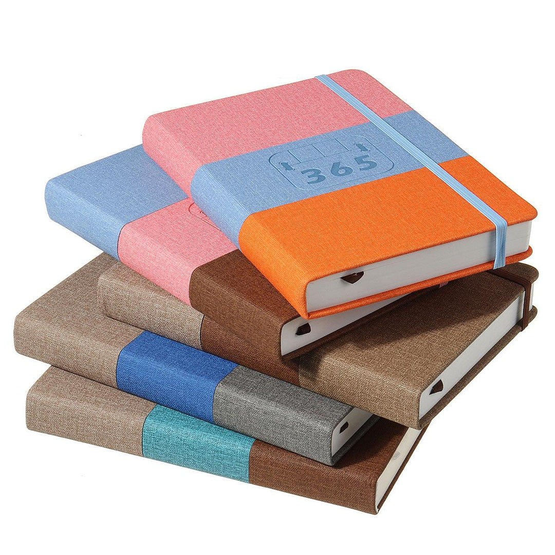 A5 Super Thick PU Leather 5 Colors Notebook Business Office Daily Work Meeting NoteBook Stationery School Supplies - MRSLM