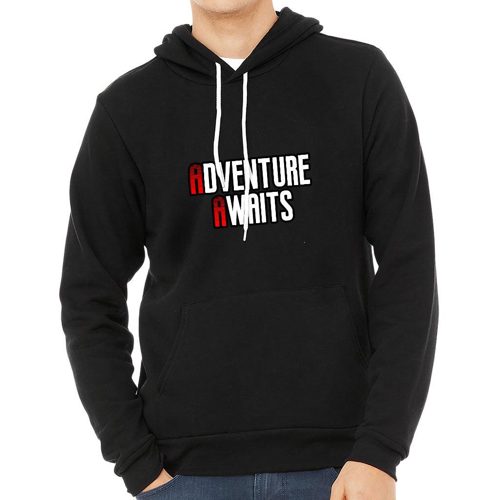 Adventure Awaits Sponge Fleece Hoodie - Inspirational Hoodie - Cool Hooded Sweatshirt - MRSLM