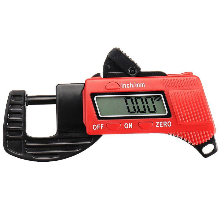 Drillpro 0-12.7mm Caliper Carbon Fiber Composites Digital Thickness Caliper Micrometer Gauge - MRSLM