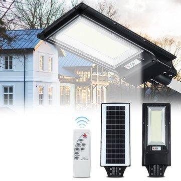 492/966LED Solar Street Light Motion Sensor Outdoor Waterproof Wall Lamp with Remote - MRSLM