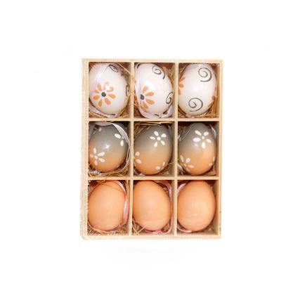 Honana HC-001 9pcs/set Easter Eggs Plastic Decoration Toys Wedding Birthday Party Decoration Home Decor - MRSLM