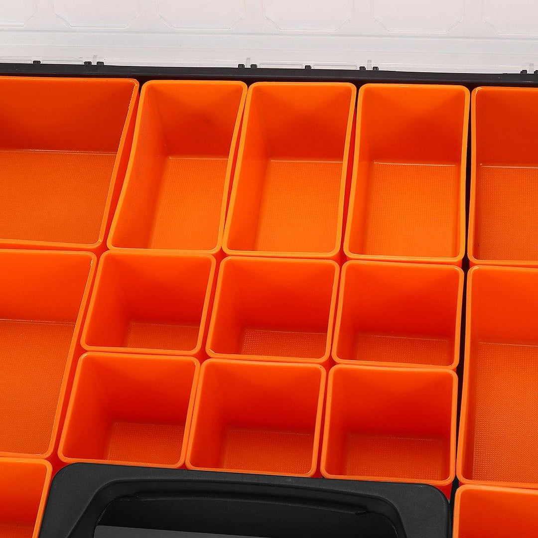 Part Storage Organizer with 10/14/15/22 Compartment Plastic Tool Box Screw Case - MRSLM