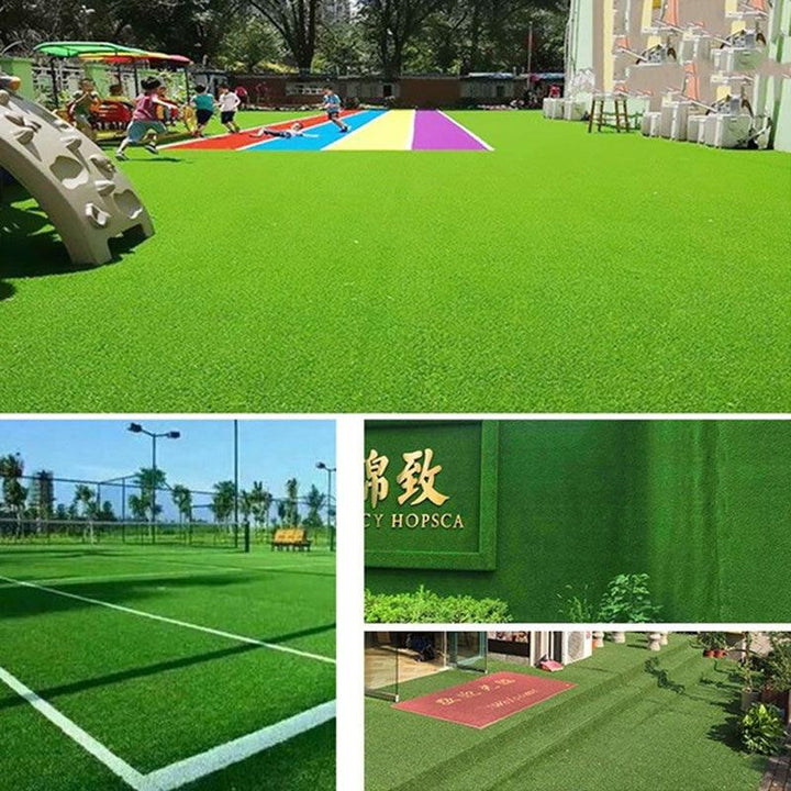 10mm Artificial Grass Mat Lawn Synthetic Green Yard Garden Indoor Outdoor - MRSLM