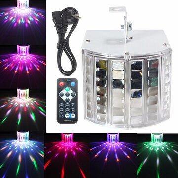 18W LED RGB Sound Actived DMX512 Strobe Effect Stage Light DJ Disco Bar Party - MRSLM