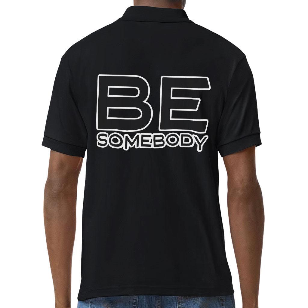 Be Somebody Jersey Sport T-Shirt - Motivational T-Shirt - Cool Printed Sport Tee - MRSLM