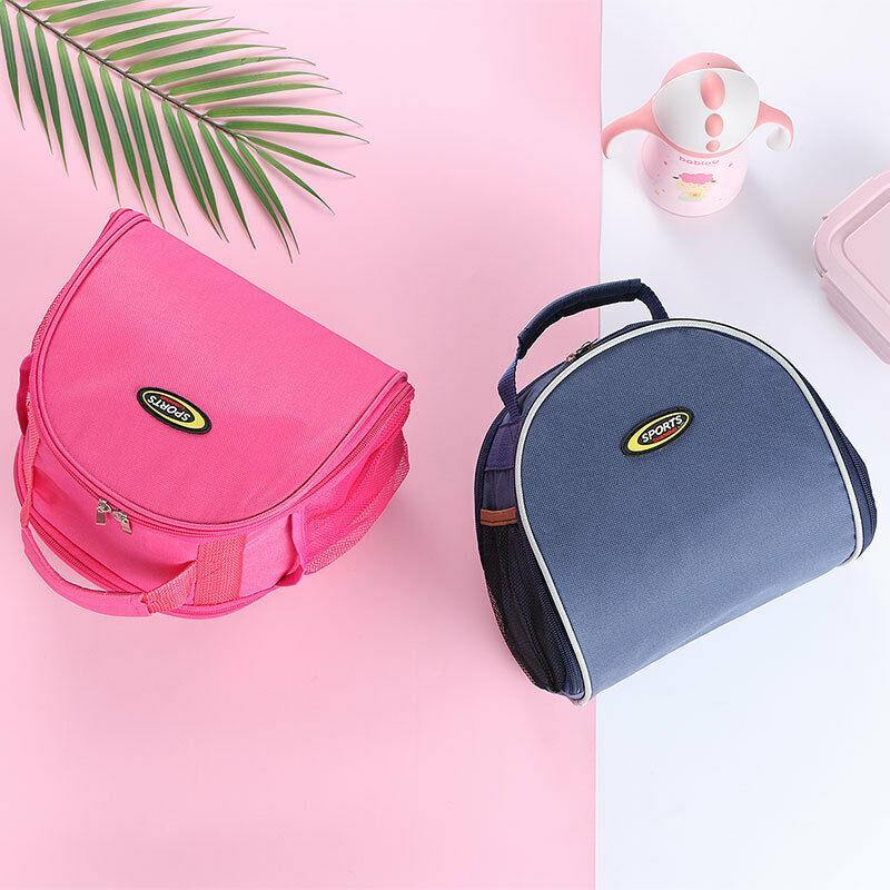 Korean version of the fabric handkerchief thickening insulation lunch bag large capacity lunch box bag ice pack insulation package student insulation bag - MRSLM