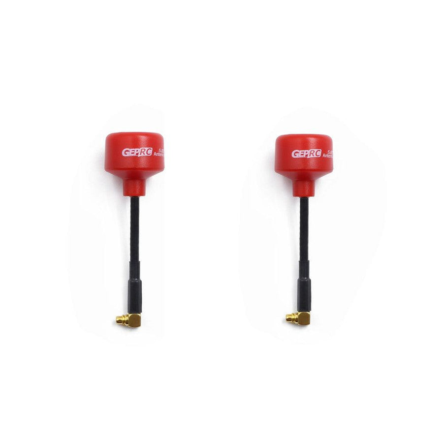 2pcs GEPRC Momoda 5.8GHz 2.0Dbi RHCP FPV Antenna Red MMCX90/SMA/RP-SMA/UFL/MMCX for FPV Racing RC Drone - MRSLM