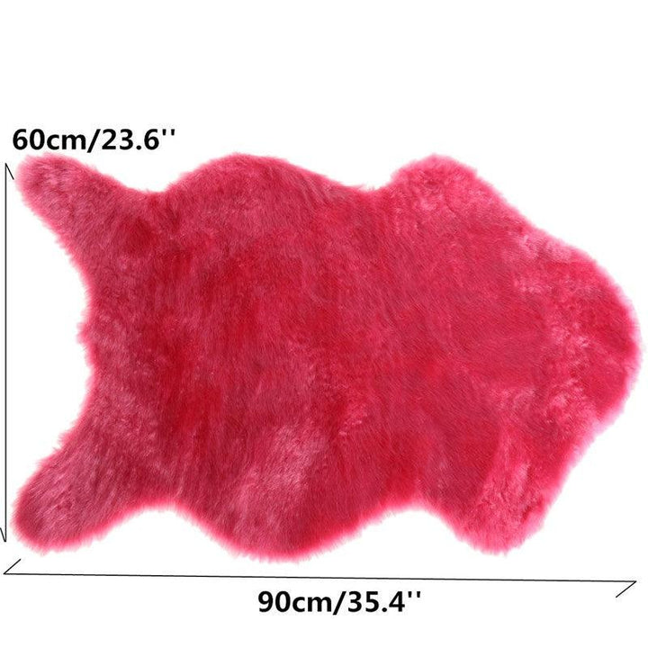 Soft Shaggy Living Room Pad Floor Carpet Fluffy Chair Cover Mat Sofa Cushion For Living Room Home Decor - MRSLM