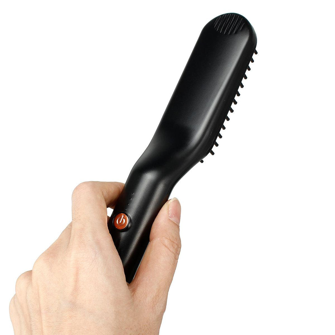 Straightener Brush- Electric Ionic Faster Quick Heated Comb - MRSLM