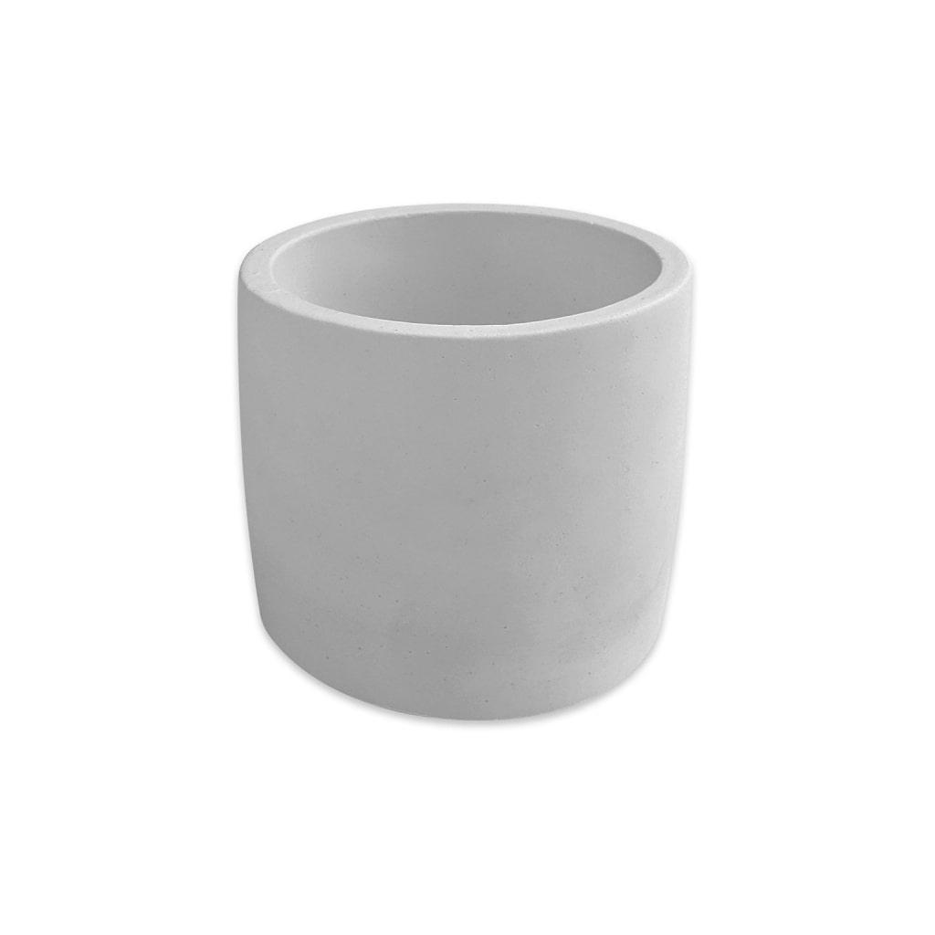 Round White Ceramic Planter - MRSLM