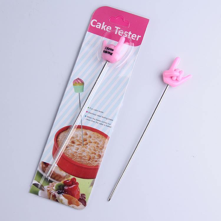 KC-SN05 Stainless Steel Cake Biscuit Tester Needle Skewer Long Stirring Rod Testing Tools - MRSLM