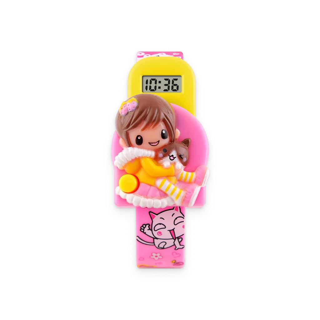 Adorable Girls’ Pink Digital Watch - MRSLM