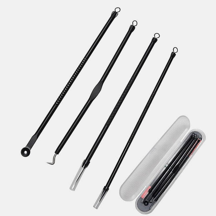 Acne Needle Set Blackhead Tools Rose Gold Acne Needle Acne Needle Beauty Needle Set of 4 - MRSLM