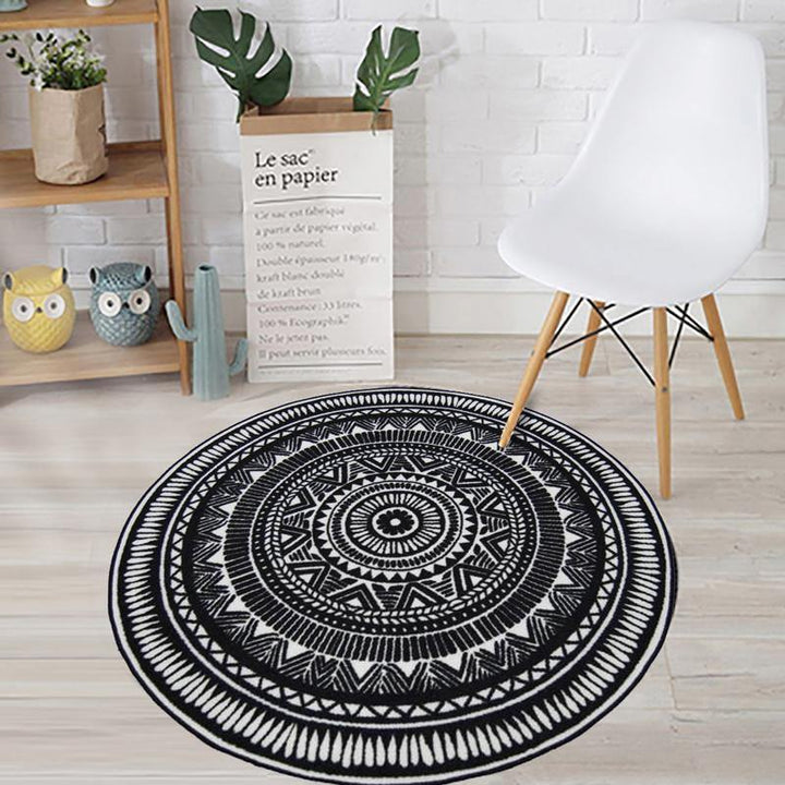 60/80/120cm Geometric Living Room Bedroom Computer Hanging Basket Chair Creative Carpet - MRSLM