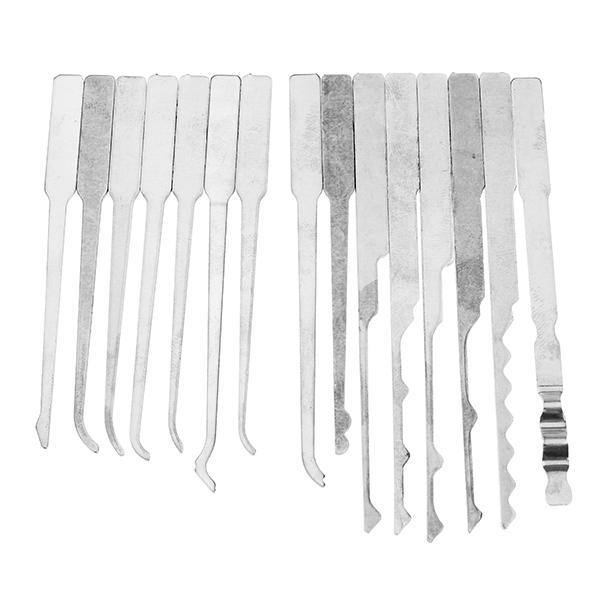 81 in 1 Stainless Steel Single Hook Kit Locksmith Tools Set Lock Picks - MRSLM