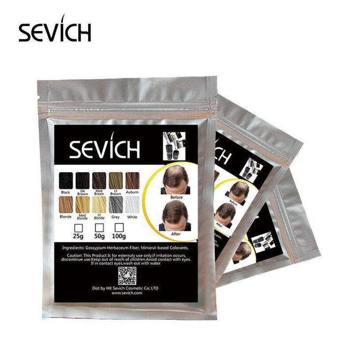 Sevich 50g Hair Building Fibers Hair Loss Concealer Product Hair Extention Keratin Fiber Powder Hair Care Growth - MRSLM