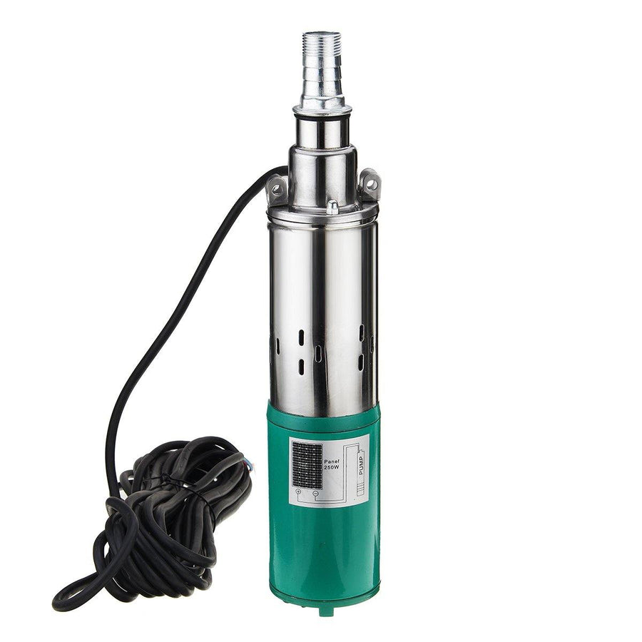 220W 12V 1.2m³ 30m Electric Vehicle Pump Solar Submersible Deep Well Water Pump - MRSLM