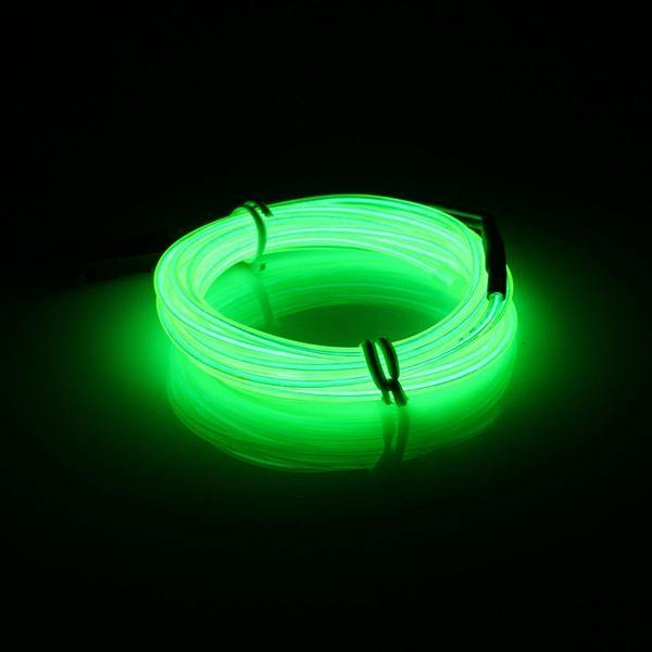 2M EL Led Flexible Soft Tube Wire Neon Glow Car Rope Strip Light Xmas Decor DC 12V - MRSLM