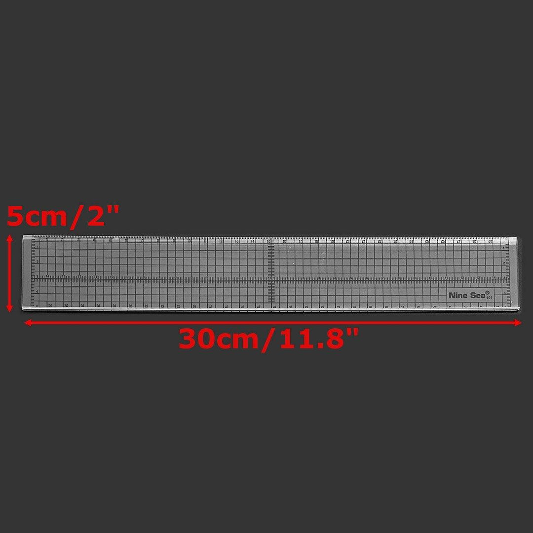 Sewing Patchwork Ruler Quilting Foot Aligned Grid Cutting Edge for Tailor Craft - MRSLM