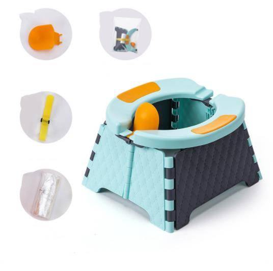 Baby Potty Training Seat Kids Toddler Outdoor Portable Folding Toilet Urinal Pot - MRSLM