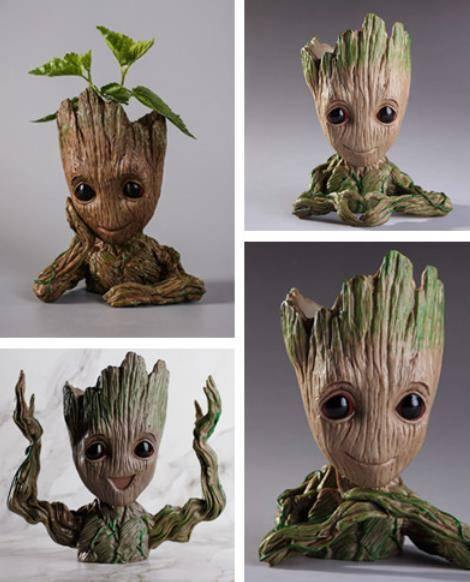 Flower Pot Groot Flowerpot Gift For Kids Flower Pot Planter - MRSLM